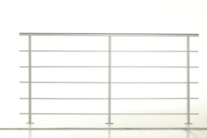 Dolle Geländer-Set PAB 80 - für Bodenmontage Starterset aus Aluminium für Treppen und Balkon (Innen und Außen)