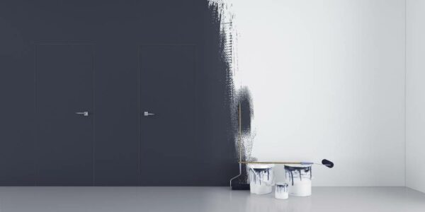 Zimmertüren mit unsichtbaren Zargen DMB SET'50 Grundiert - Tapetentüren inkl. Zarge