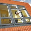 FAKRO Lichtband Dachfenster Holz FDY-V/U U3 Duet pro Sky weiß lackiert mit Polyurethan Schicht