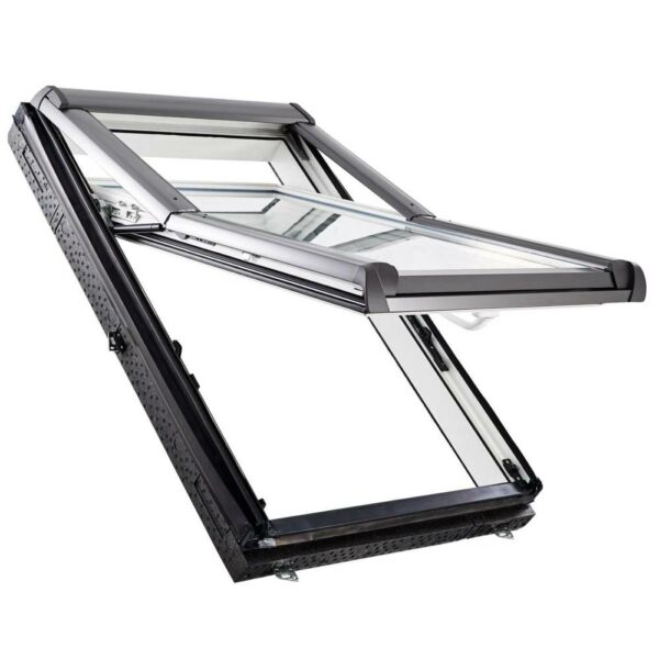 Roto - Die Klapp-Schwing Alternative - Dachfenster R75 WD mit verbesserter Schwingfunktion, mit Wärmedämmung und Eindeckrahmen